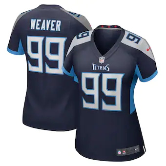 womens nike rashad weaver navy tennessee titans game jersey